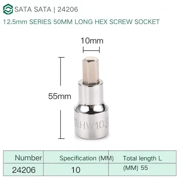 Dafei 10mm with a total length of 55mm-24206