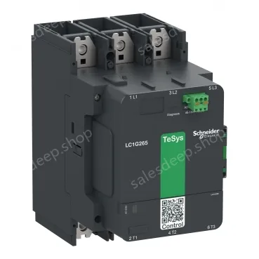 LC1G265EHEN Contactor, high power, TeSys Giga, standard version, 3 pole/NO, AC-3 <=440V 265A, 48-130VAC/DC coil