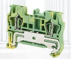 ST-2.5PE Grounding Terminal Block Spring Terminal Block Pull-back Yellow and Green Spring Grounding Strip