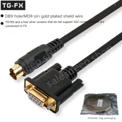 2M bagged TG-FX gold-plated connector RS232 communication