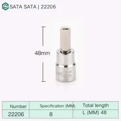 CAC 8mm with a total length of 48mm-22206