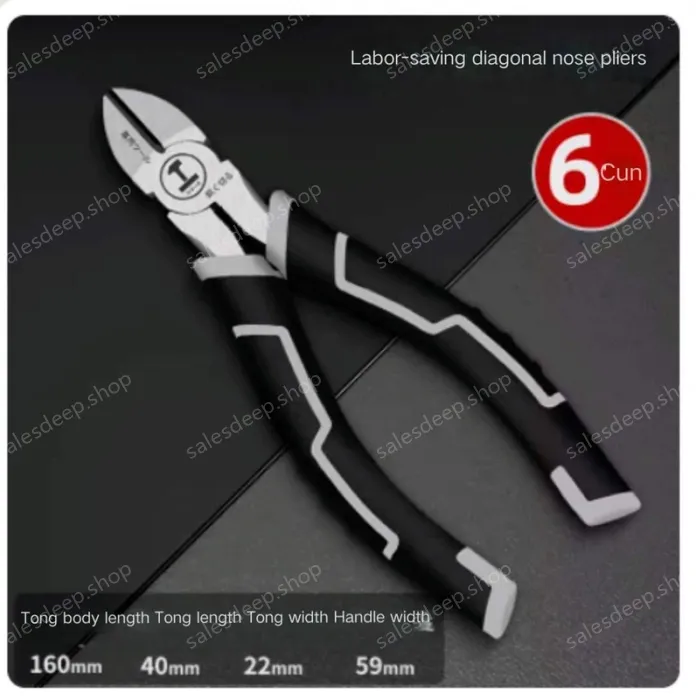 6 inch labor-saving diagonal nose pliers 70% labor-saving