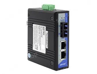UOTEK 10/100M 1 Fiber 2 Ethernet Ports Industrial Switch