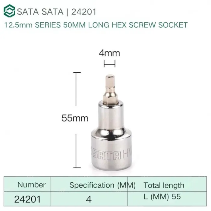 Dafei 4mm with a total length of 55mm-24201