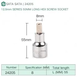 Dafei 8mm with a total length of 55mm-24205