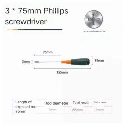 Phillips screwdriver 3*75