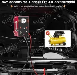 ANCEL S300 Automotive Smoke Leakage Instrument 12V Smoke Generator EVAP Pipeline Leakage Location Analyzer