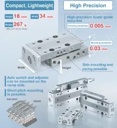Air Slide Table MXJ Series MXJ12-20ZN