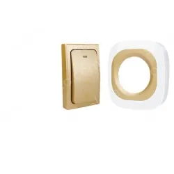 Press to generate electricity, no need for batteries, remote control, intelligent elderly caller, remote wireless doorbell