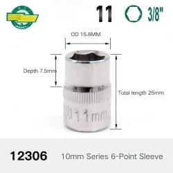 CALC-11mm-10mm series 3/8-12306