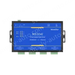 4 Ports RS485/422 Serial to 100M Ethernet Opto-isolated Server