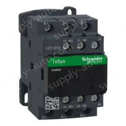 LC1D12E7C TeSys Deca Contactor, 3-Pole (3NO), AC-3/AC-3e, <=440V, 12A, 48VAC, Screw Terminal