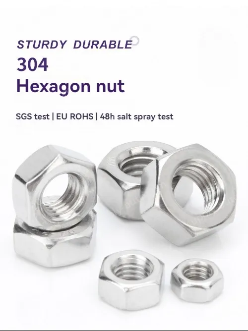 External hexagon nut 304 stainless steel-M27