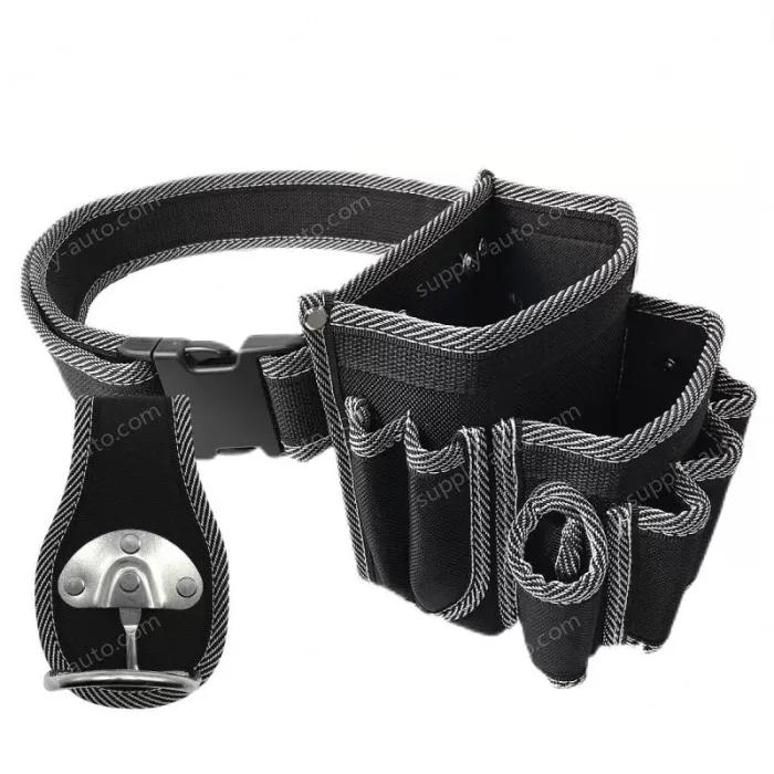 Waist bag + extra-thick waist belt + metal hanging