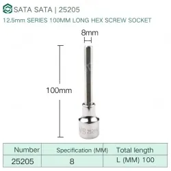 Dafei 8mm with a total length of 100mm-25205