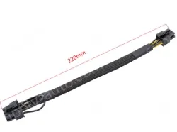 6PIN to 8PIN Server PowerCable Graphics Card Cable Mesh Sleeve Protection 32cm