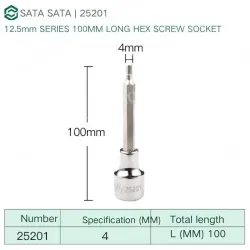 Dafei 4mm with a total length of 100mm-25201