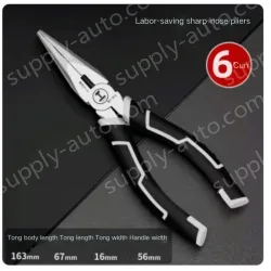 6 inch labor-saving needle-nose pliers 70% labor-saving