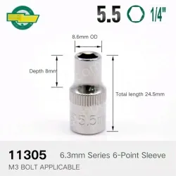 Xiaofei-5.5mm-6.3mm series 1/4-11305