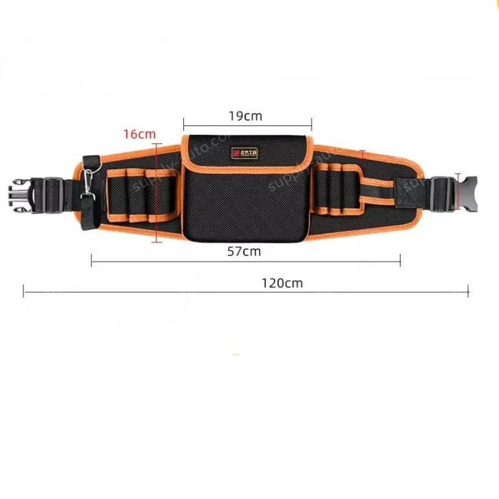 Orange padded tool belt bag Medium bag