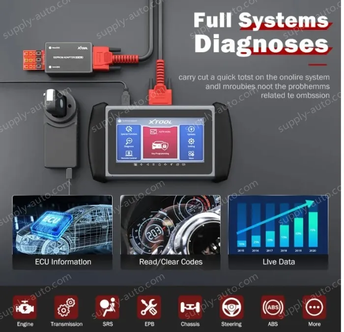 XTOOL IP616 OBD2 Scanner Automotivo Car Diagnostic Tools