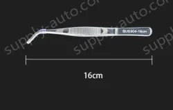 Stainless steel tweezers Curved round head (304 models) 16cm