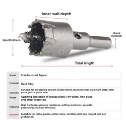 Stainless steel special hole opener 21mm