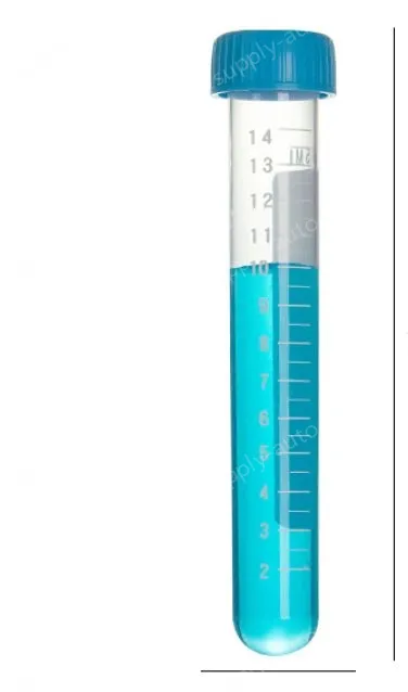 100 15ml centrifuge tubes (screw round bottom).