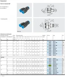 Push-in fitting QSY-10-6(FESTO)