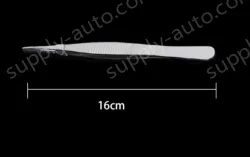 Stainless steel tweezers Straight tip (thick) 16cm