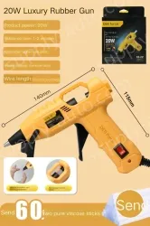 20W luxury glue gun + 60 glue stick