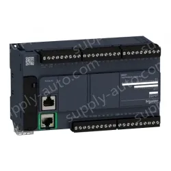 TM221CE40R logic controller, Modicon M221, 40 IO, relay, Ethernet