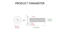 Electronic screws M1*3