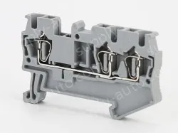 ST2.5-TWIN Spring Terminal Block One in and two out rail terminal block Terminal block