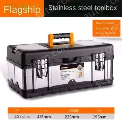 Flagship 20-inch stainless steel tool box