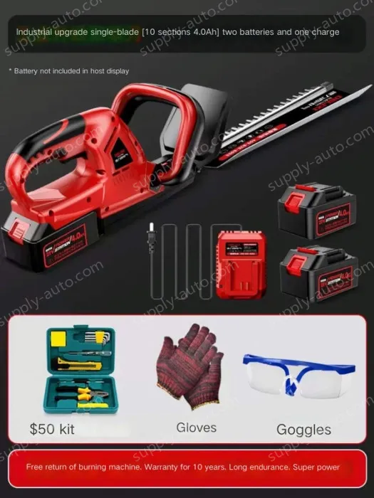 Industrial upgrade single-edged 10-cell 4.0Ah two batteries and one charger