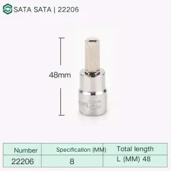 CAC 8mm with a total length of 48mm-22206