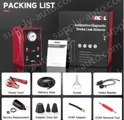 ANCEL S200 Automotive Smoke Leak Detector Pipeline Leakage Analyzer Tester EVAP System Diagnostic Tool