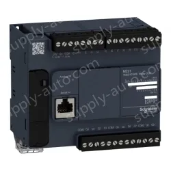 TM221C24R logic controller, Modicon M221, 24 IO, relay