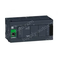 TM241CE40T logic controller, Modicon M241, 40 IO, transistor, PNP, Ethernet