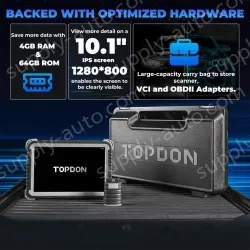 TOPDON Phoenix Plus Integrated Diagnostic Tool Bi-Directional Control Topology Mapping 41 Maintenance Services ECU Coding VAG 2 Years Update