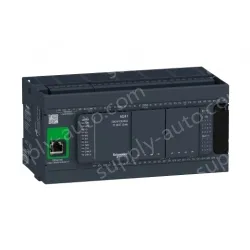TM241CE40U logic controller, Modicon M241, 40 IO, transistor, NPN, Ethernet