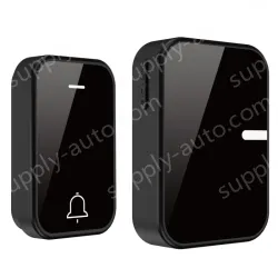 Waterproof one to one free self generating wireless doorbell, home 433 long-distance high volume alarm for the elderly