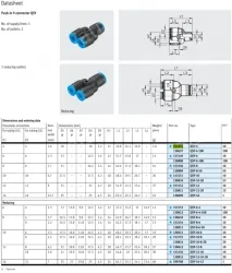 Push-in fitting QSY-4(FESTO)
