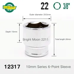 CALC-22mm-10mm series 3/8-12317