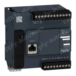 TM221C16R logic controller, Modicon M221, 16 IO, 7 relay outputs, 100&acirc;&euro;&brvbar;240V AC