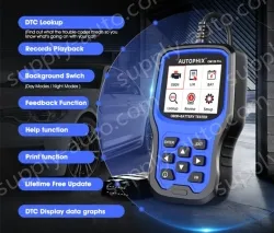 AUTOPHIX BAS100 Automotive 12-24 Lead Acid Battery Tester Analyzer